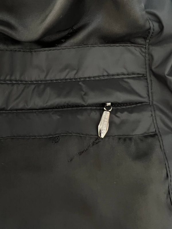 burberry mont erkek classic siyah yakasi logo detayli