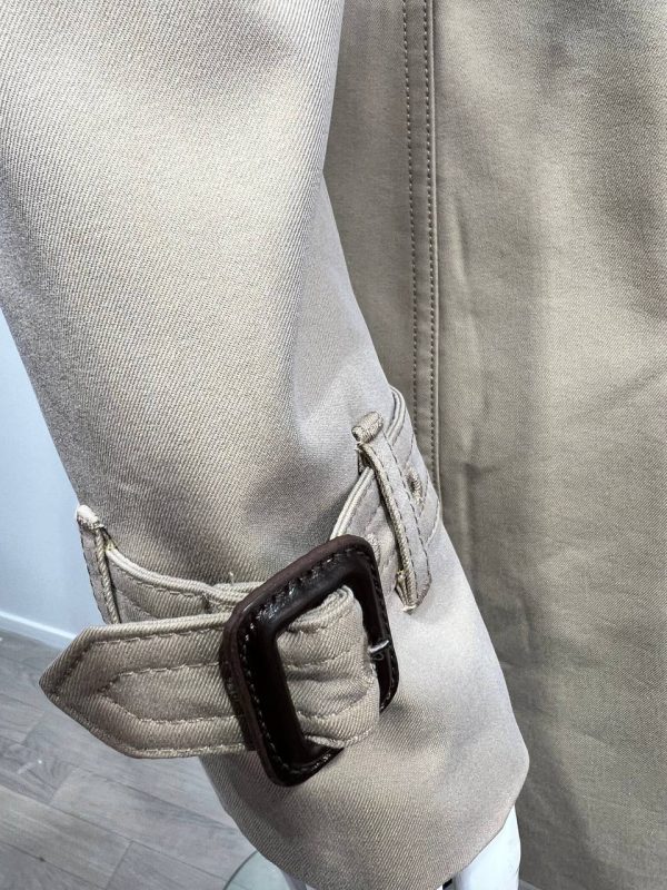 burberry mont trenckot classic yakasi logo detayli