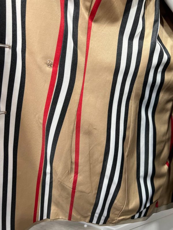 burberry mont trenckot classic yakasi logo detayli