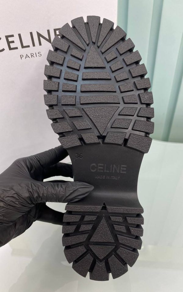 celine ayakkabi loafer siyah gold kucuk aksesuarli