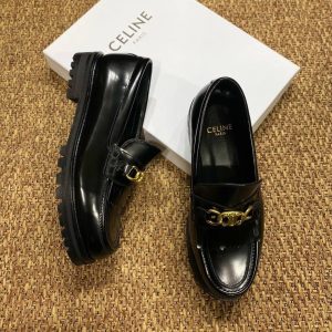 celine ayakkabi loafer siyah yeni sezon