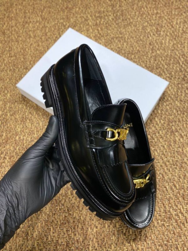 celine ayakkabi loafer siyah yeni sezon