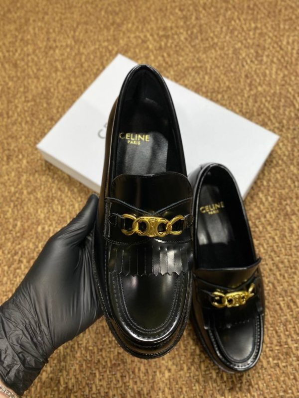 celine ayakkabi loafer siyah yeni sezon