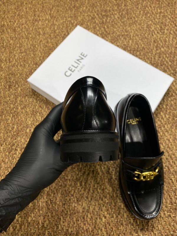 celine ayakkabi loafer siyah yeni sezon