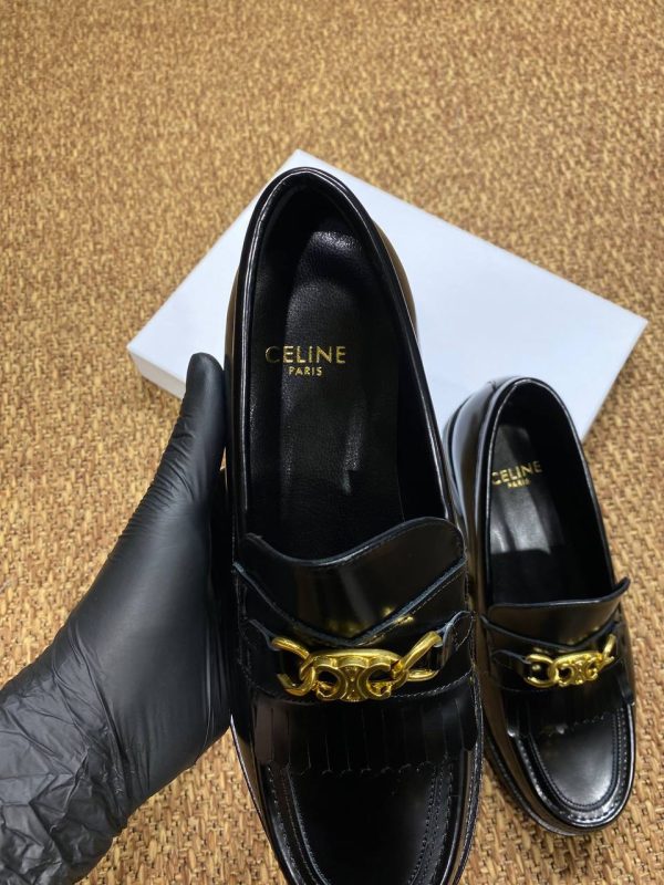 celine ayakkabi loafer siyah yeni sezon