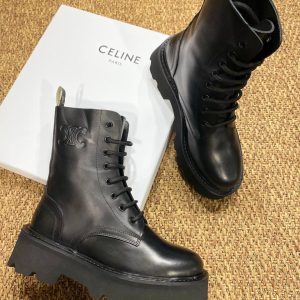 celine bot siyah