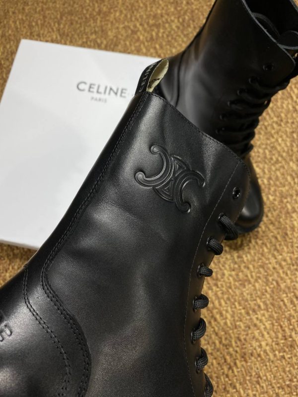 celine bot siyah