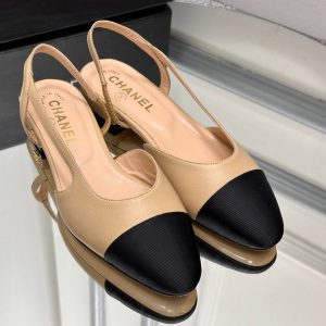 chanel babet camel siyah arkasi acik