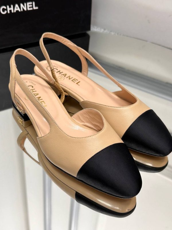 chanel babet camel siyah arkasi acik