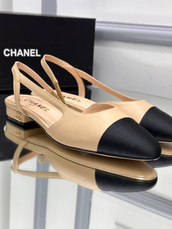 chanel babet camel siyah arkasi acik