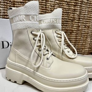 christian dior ayakkabi bot d major bej classic desen