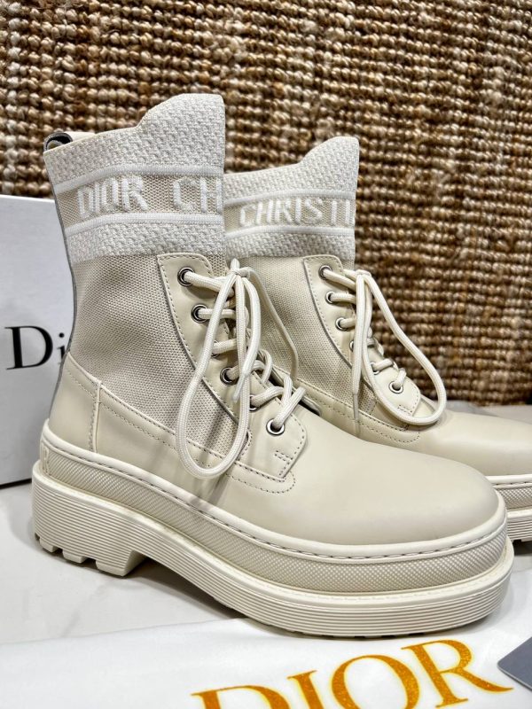 christian dior ayakkabi bot d major bej classic desen