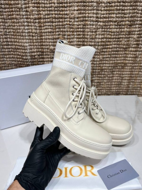 christian dior ayakkabi bot d major bej classic desen