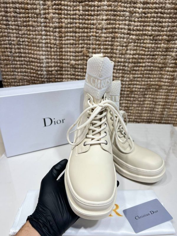christian dior ayakkabi bot d major bej classic desen