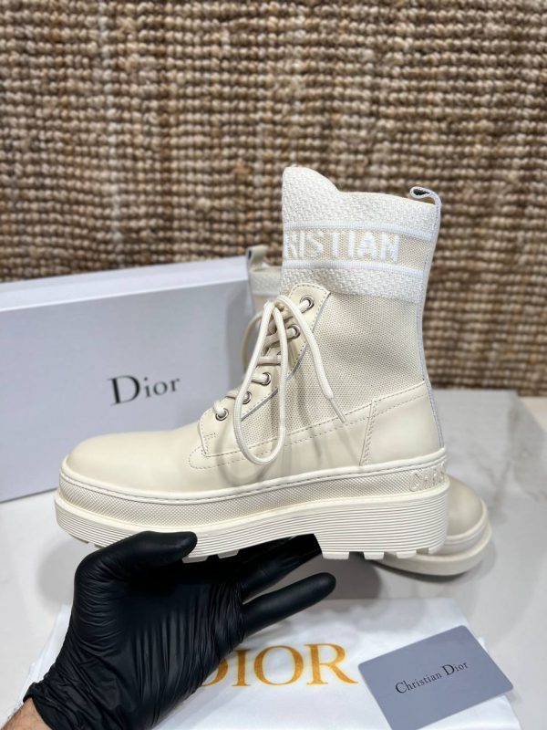 christian dior ayakkabi bot d major bej classic desen