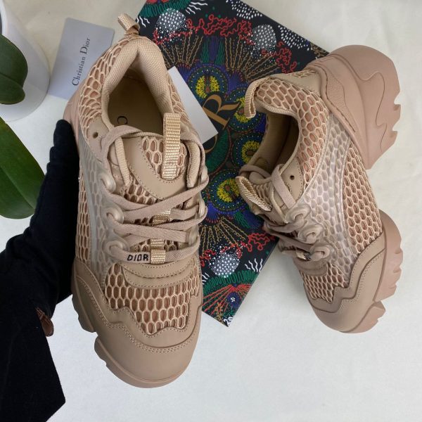 christian dior ayakkabi sneaker d connect nude fileli