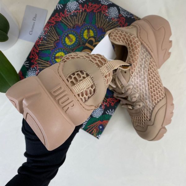 christian dior ayakkabi sneaker d connect nude fileli