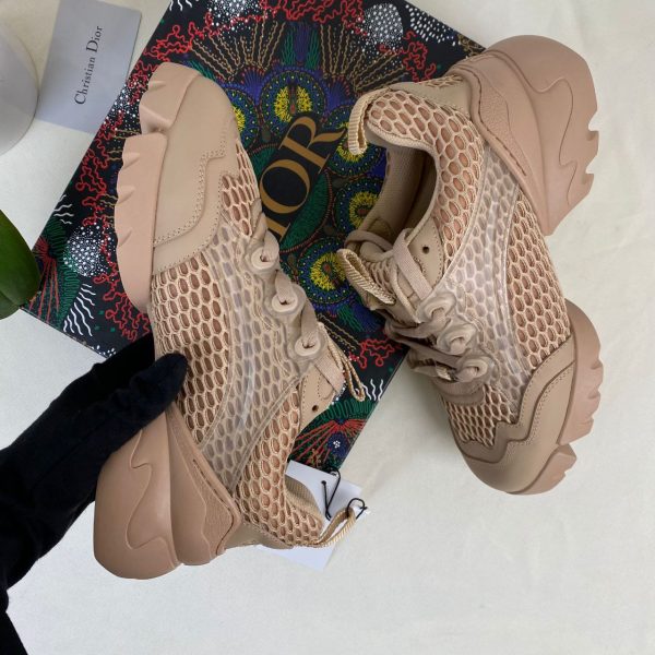 christian dior ayakkabi sneaker d connect nude fileli