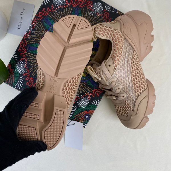 christian dior ayakkabi sneaker d connect nude fileli