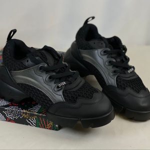 christian dior ayakkabi sneaker d connect siyah fileli