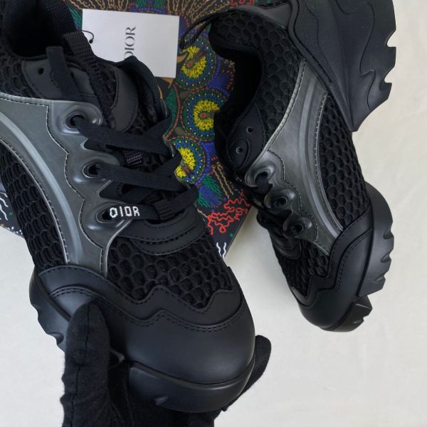 christian dior ayakkabi sneaker d connect siyah fileli