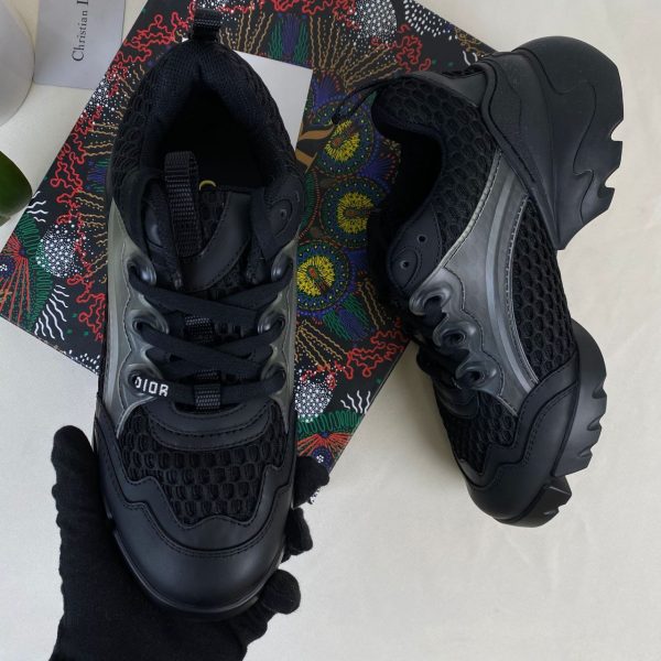 christian dior ayakkabi sneaker d connect siyah fileli