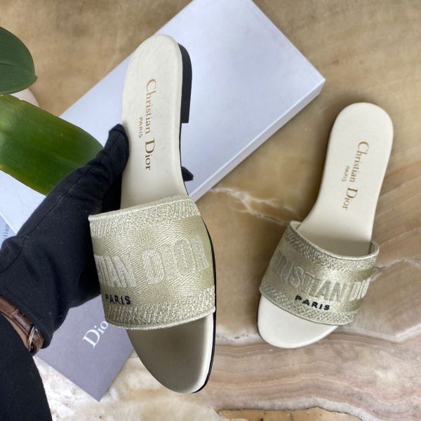 christian dior terlik bej dway slide