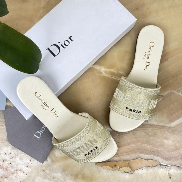 christian dior terlik bej dway slide