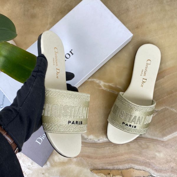 christian dior terlik bej dway slide