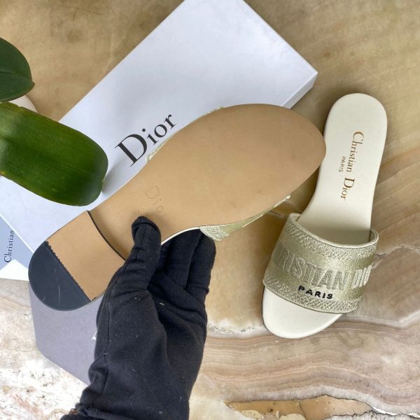 christian dior terlik bej dway slide