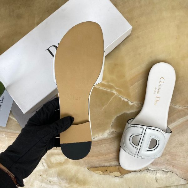 christian dior terlik beyaz d club slide