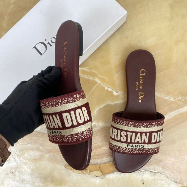 christian dior terlik bordo dway slide