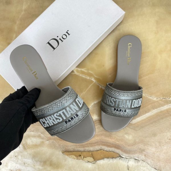 christian dior terlik gri dway slide