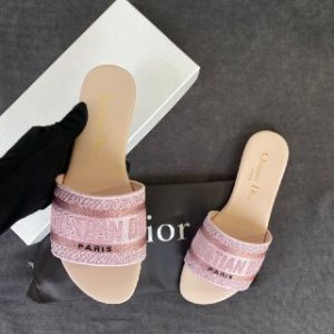 christian dior terlik pembe dway slide terlik