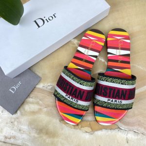 christian dior terlik rengarenk dway slide