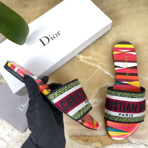 christian dior terlik rengarenk dway slide