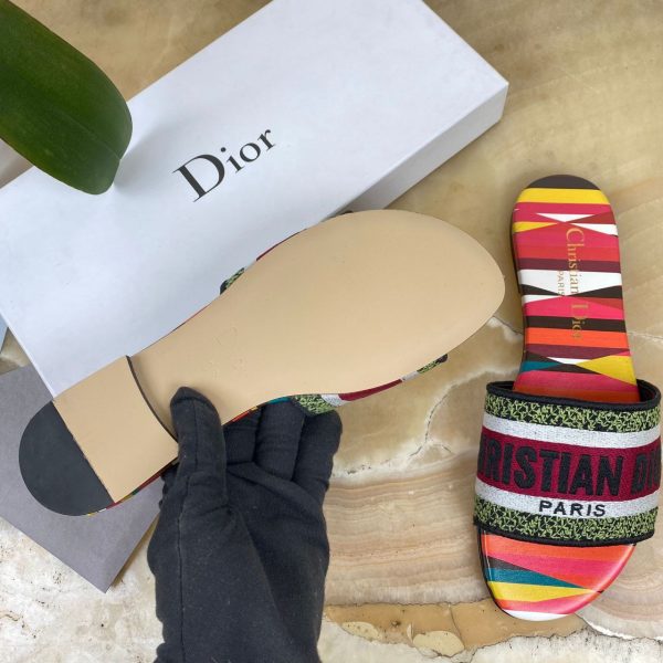 christian dior terlik rengarenk dway slide