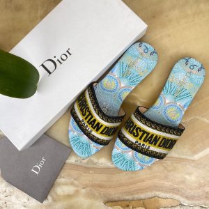 christian dior terlik sari mavi dway slide