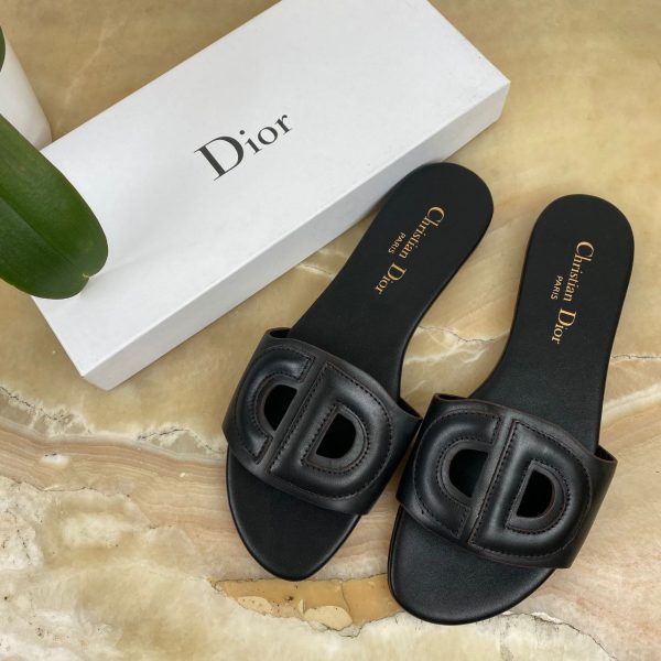 christian dior terlik siyah d club slide