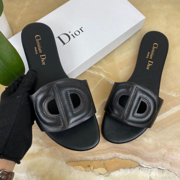 christian dior terlik siyah d club slide
