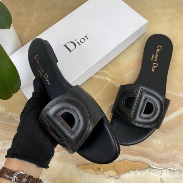 christian dior terlik siyah d club slide
