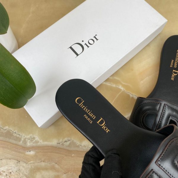 christian dior terlik siyah d club slide