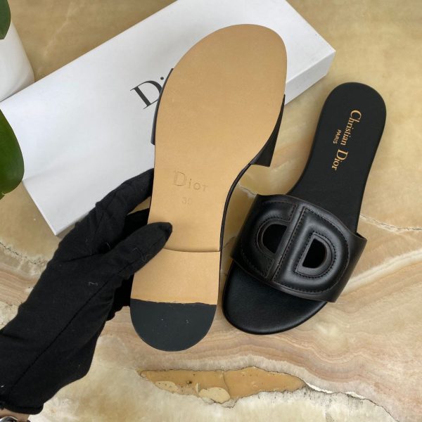 christian dior terlik siyah d club slide