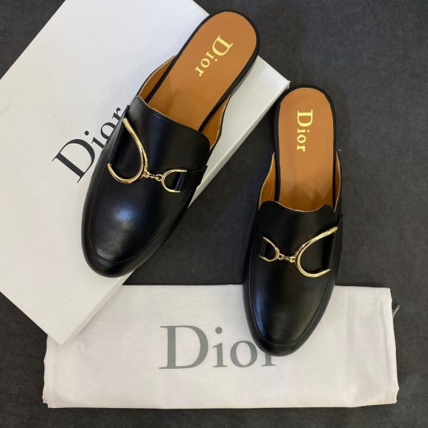 christian dior terlik siyah kosele taban