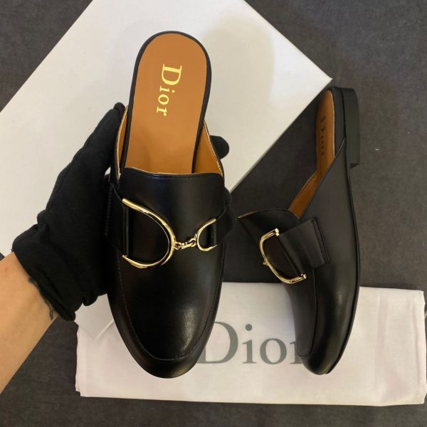 christian dior terlik siyah kosele taban