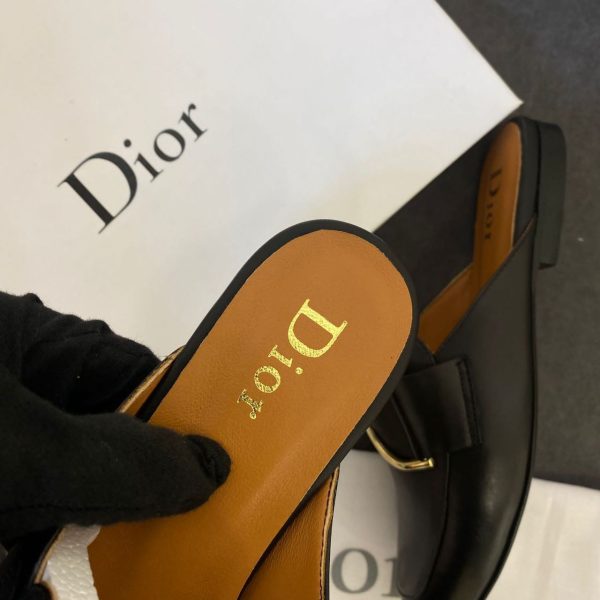 christian dior terlik siyah kosele taban