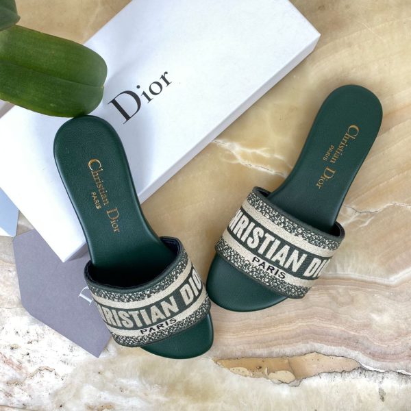 christian dior terlik yesil dway slide