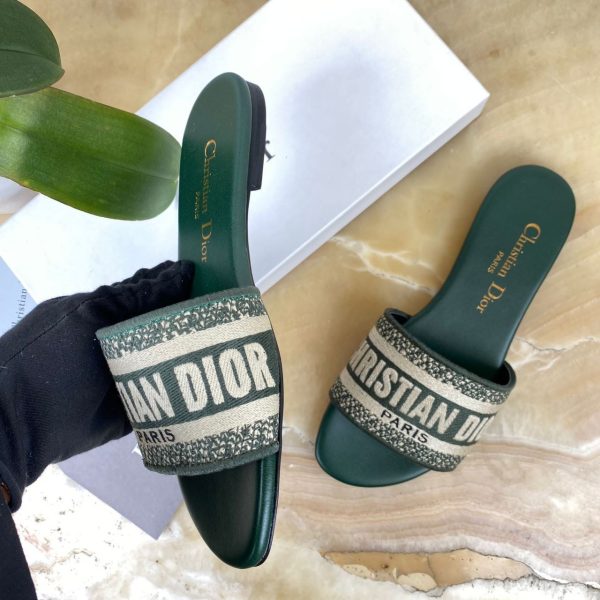 christian dior terlik yesil dway slide