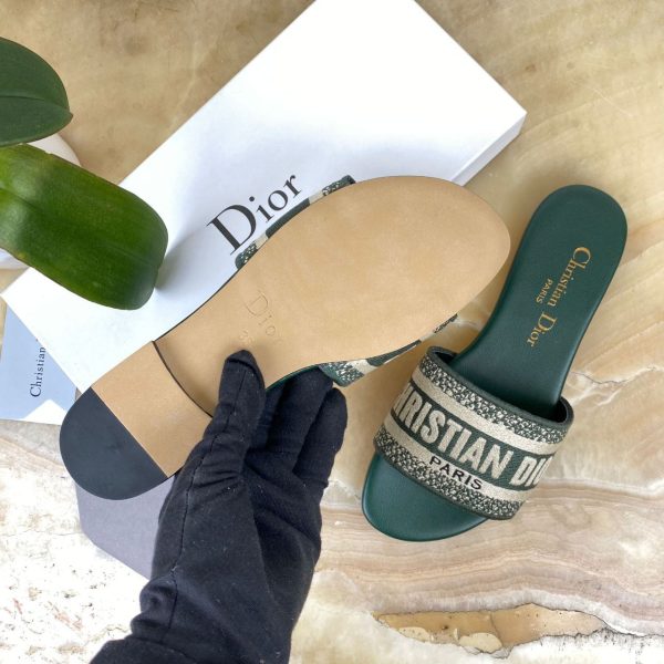 christian dior terlik yesil dway slide