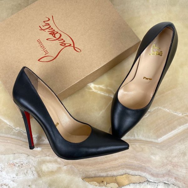 christian louboutin ayakkabi topuklu 12 cm siyah classic